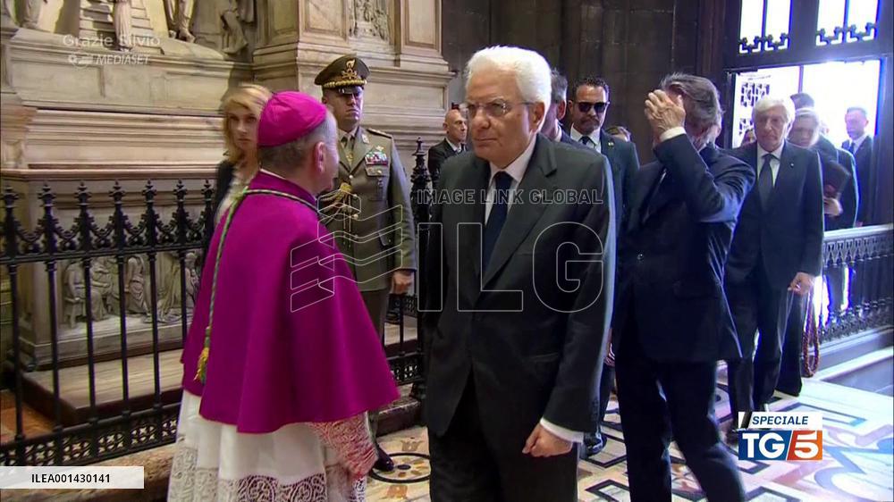 Silvio Berlusconi's Funeral - Milan
