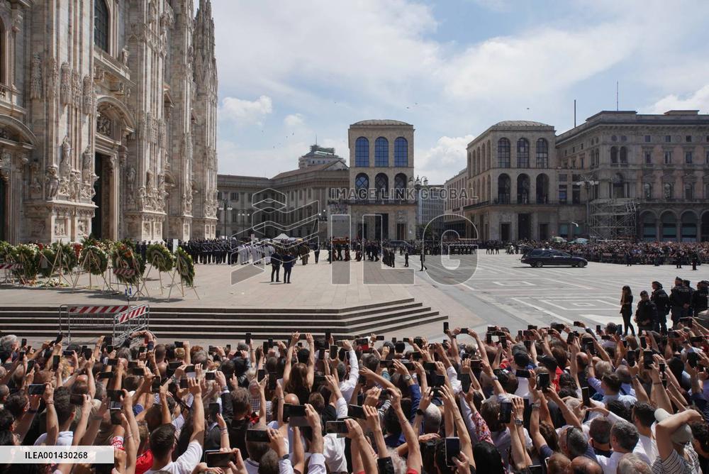 Silvio Berlusconi's Funeral - Milan