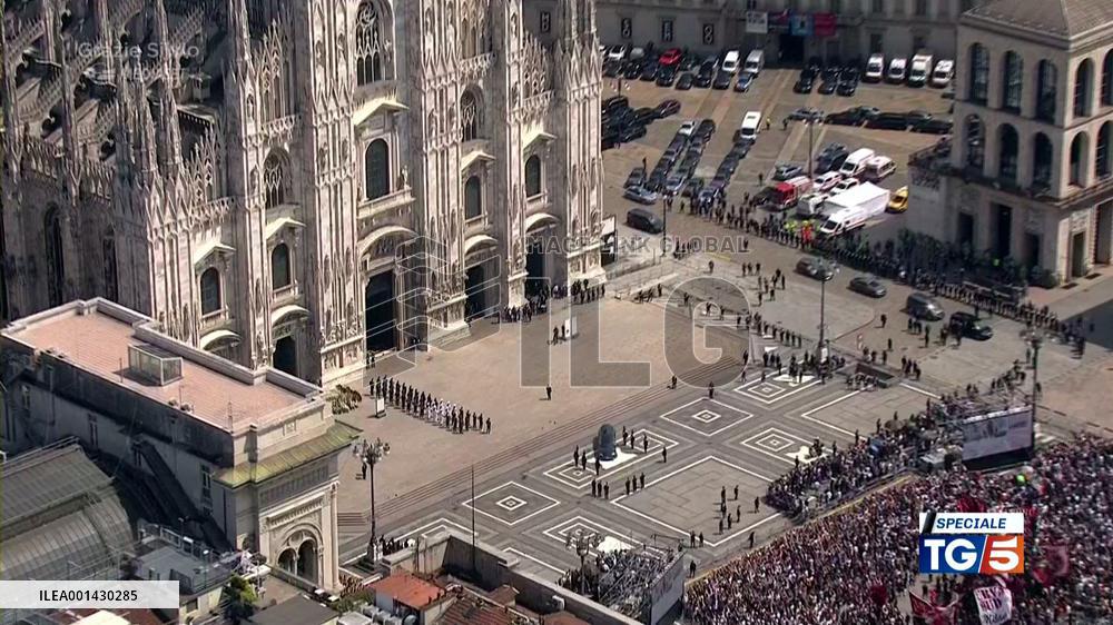 Silvio Berlusconi's Funeral - Milan