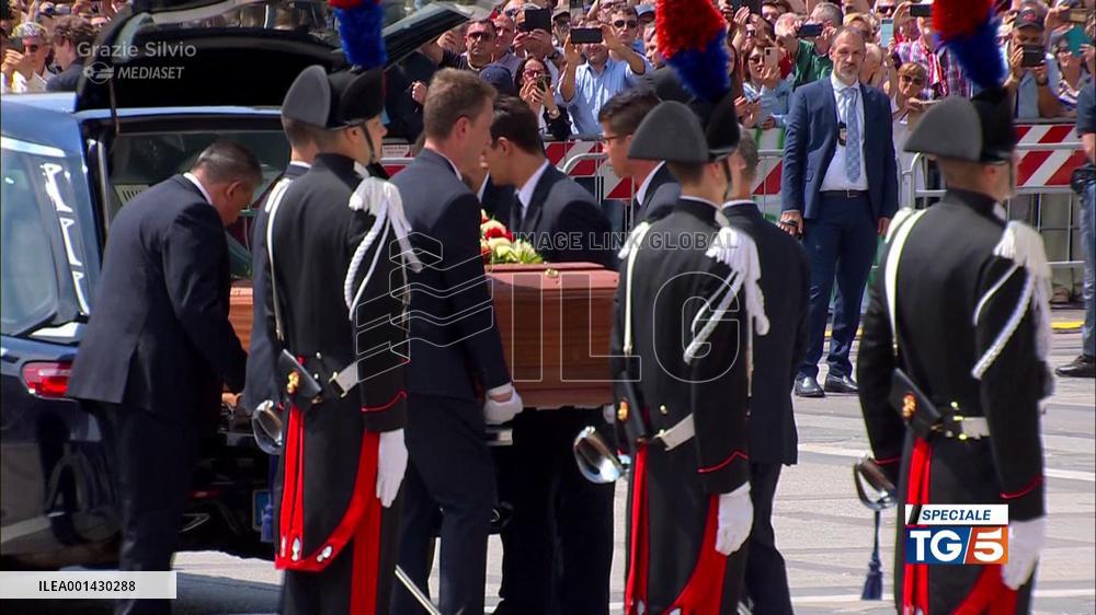 Silvio Berlusconi's Funeral - Milan
