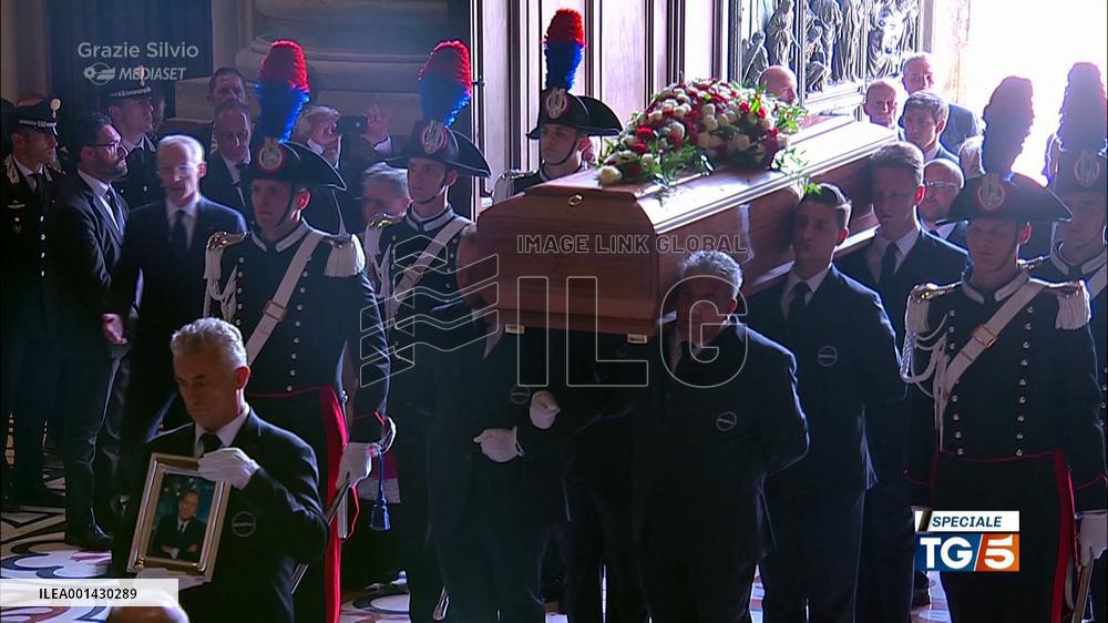 Silvio Berlusconi's Funeral - Milan