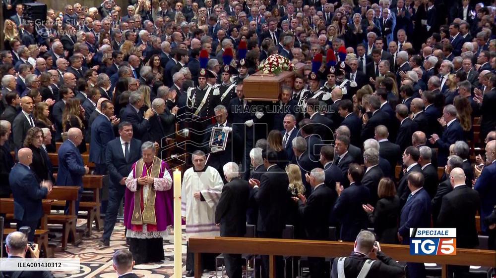Silvio Berlusconi's Funeral - Milan