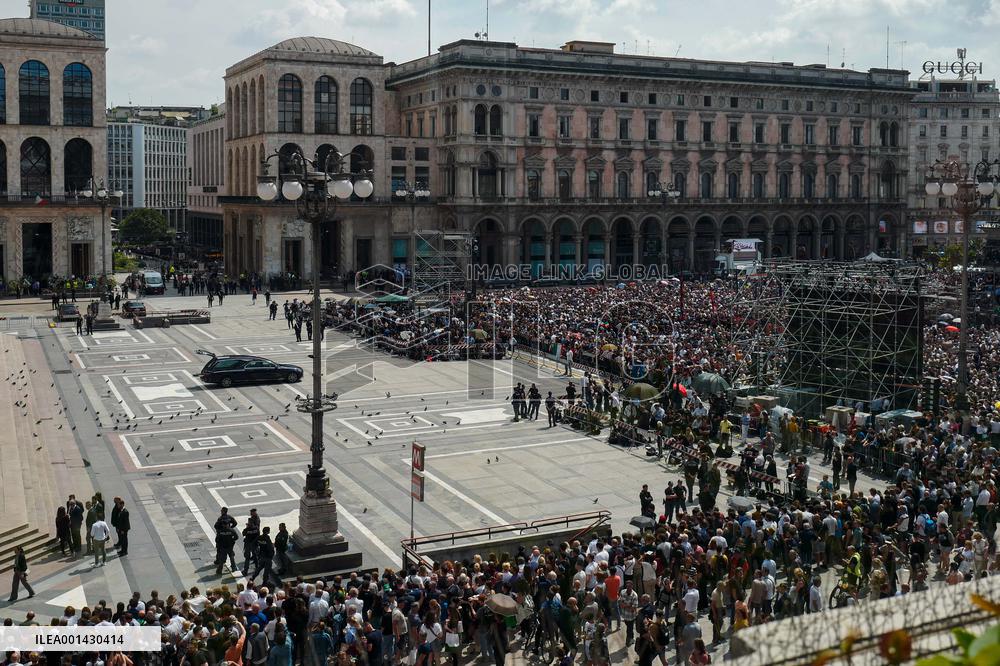 Silvio Berlusconi's Funeral - Milan