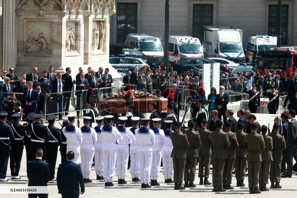 Silvio Berlusconi's Funeral - Milan