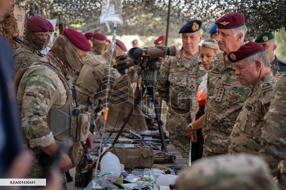Royals Visit King Abdullah II Special Operations Training Center - Amman