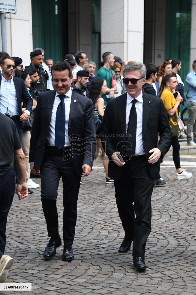 Silvio Berlusconi's Funeral - Milan