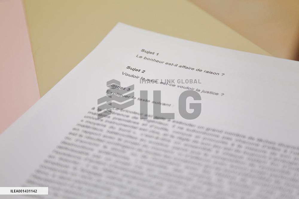 Bac Philosophy Examination 2023 - Briancon