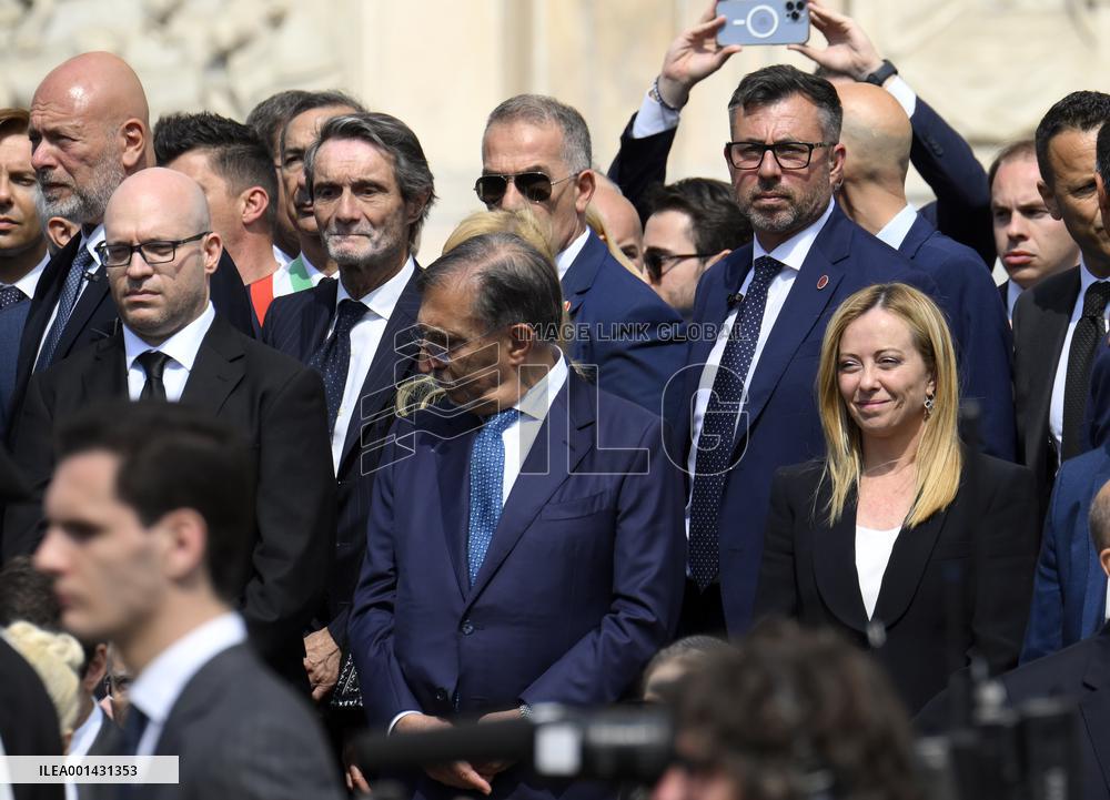 ITALY-MILAN-BERLUSCONI-STATE FUNERAL