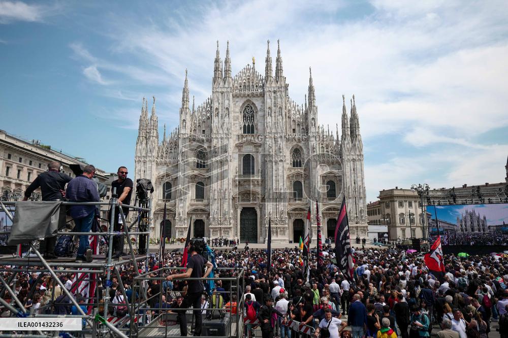 Silvio Berlusconi's Funeral - Milan