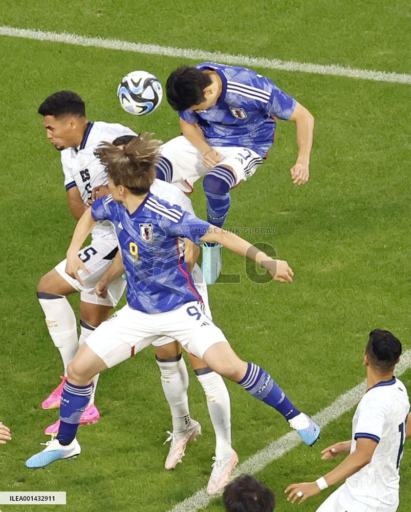 Football: Japan-El Salvador friendly