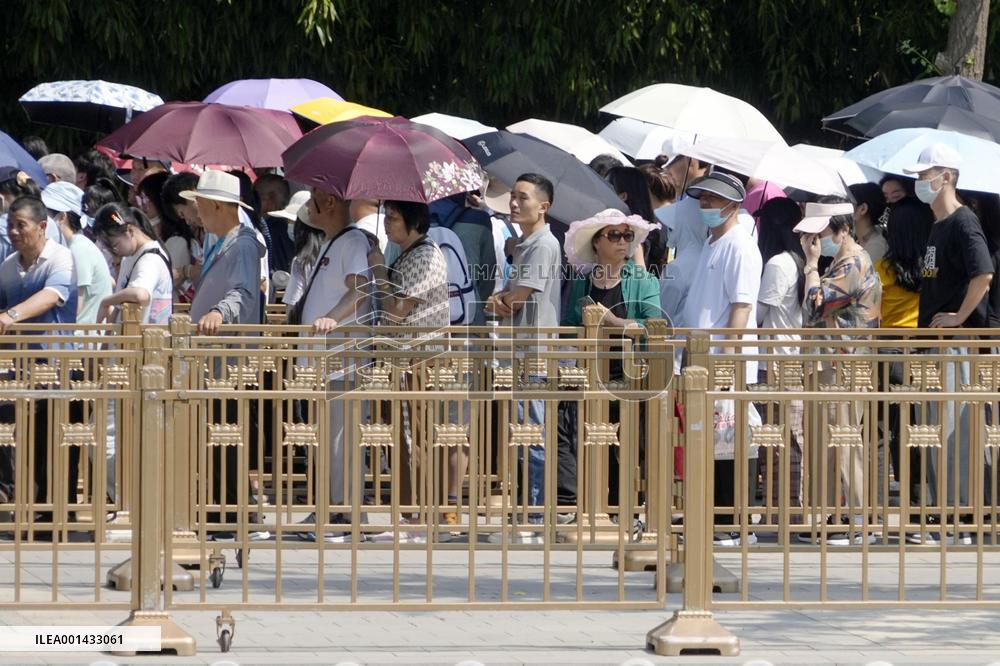 Hot weather in China