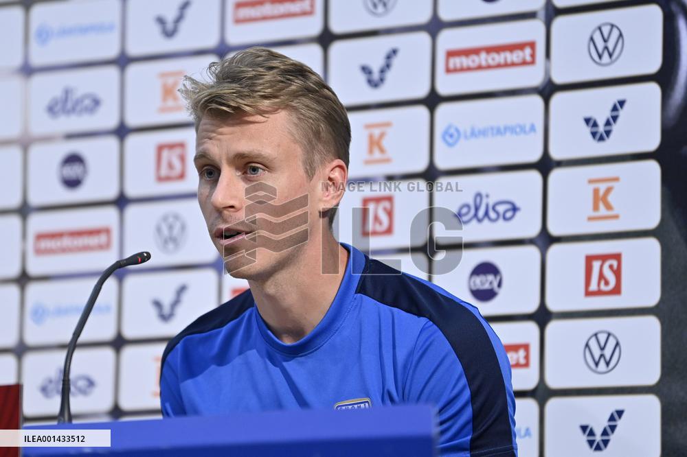 UEFA Euro 2024 qualifications - Team Finland international press conference