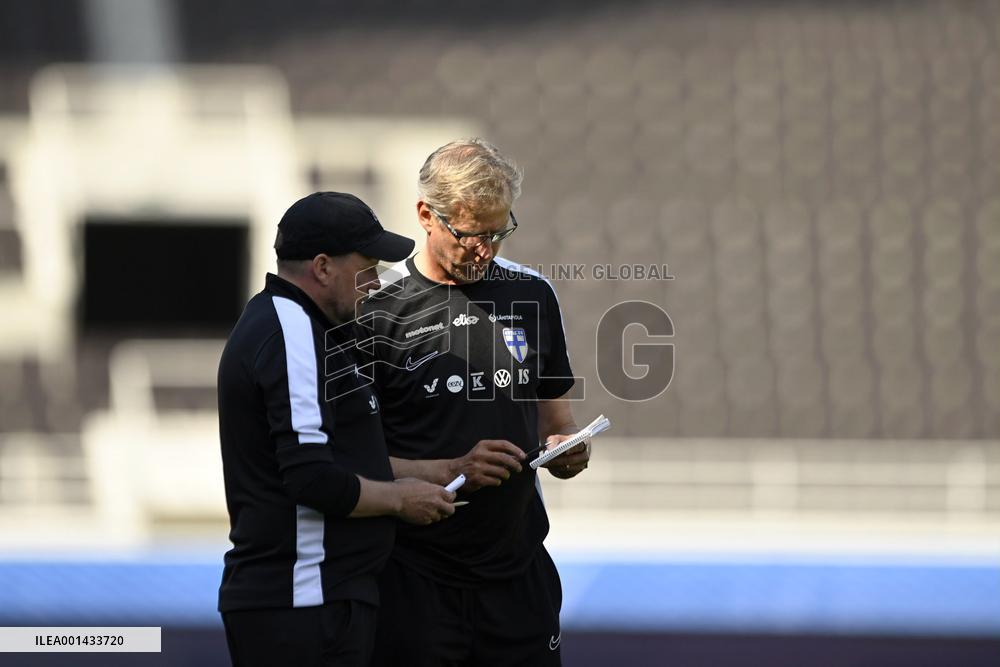 UEFA Euro 2024 qualifications - Team Finland practice session
