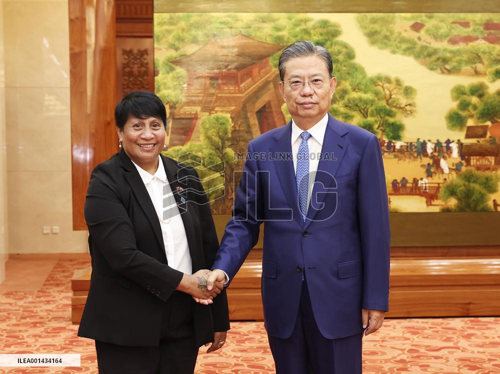CHINA-BEIJING-ZHAO LEJI-KIRIBATI-HOUSE OF ASSEMBLY-SPEAKER-TALKS (CN)