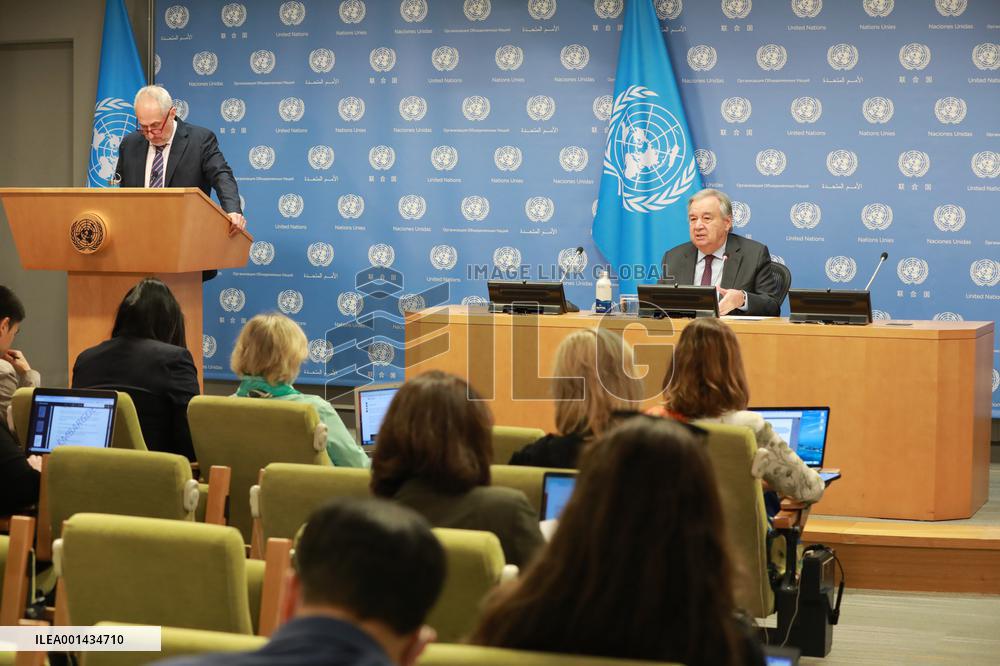UN-GUTERRES-CLIMATE-PRESS CONFERENCE