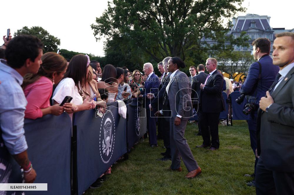 Joe Biden with Eva Longoria - Washington