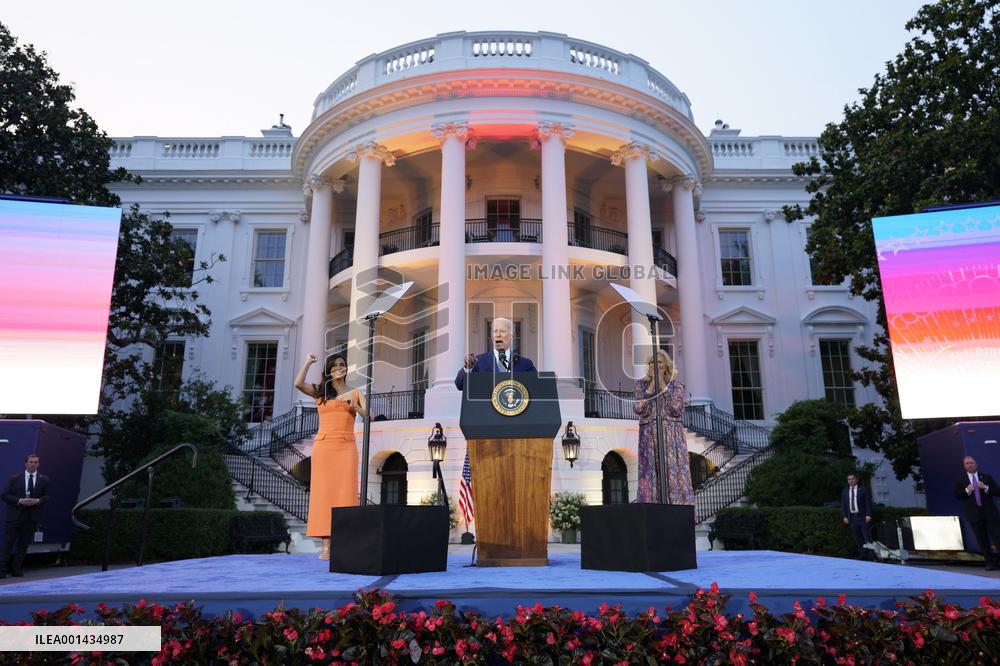 Joe Biden with Eva Longoria - Washington