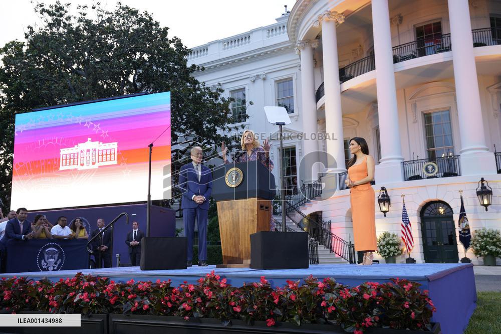 Joe Biden with Eva Longoria - Washington