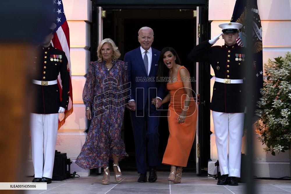 Joe Biden with Eva Longoria - Washington
