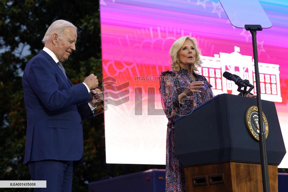 Joe Biden with Eva Longoria - Washington