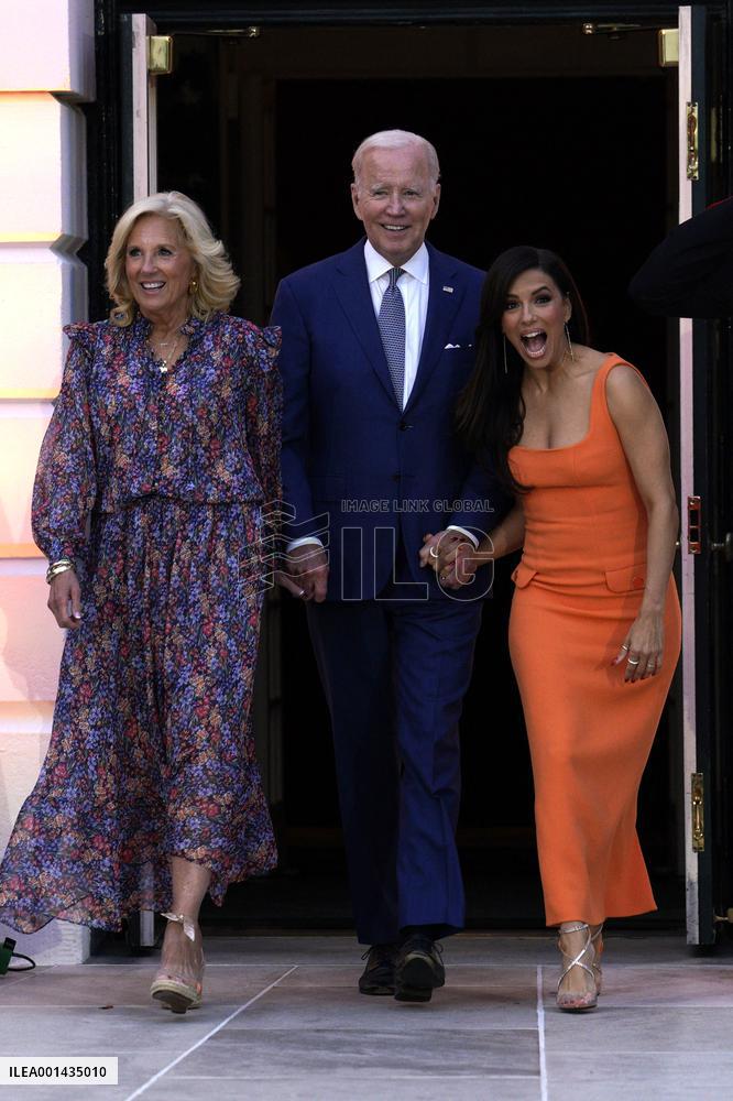 Joe Biden with Eva Longoria - Washington
