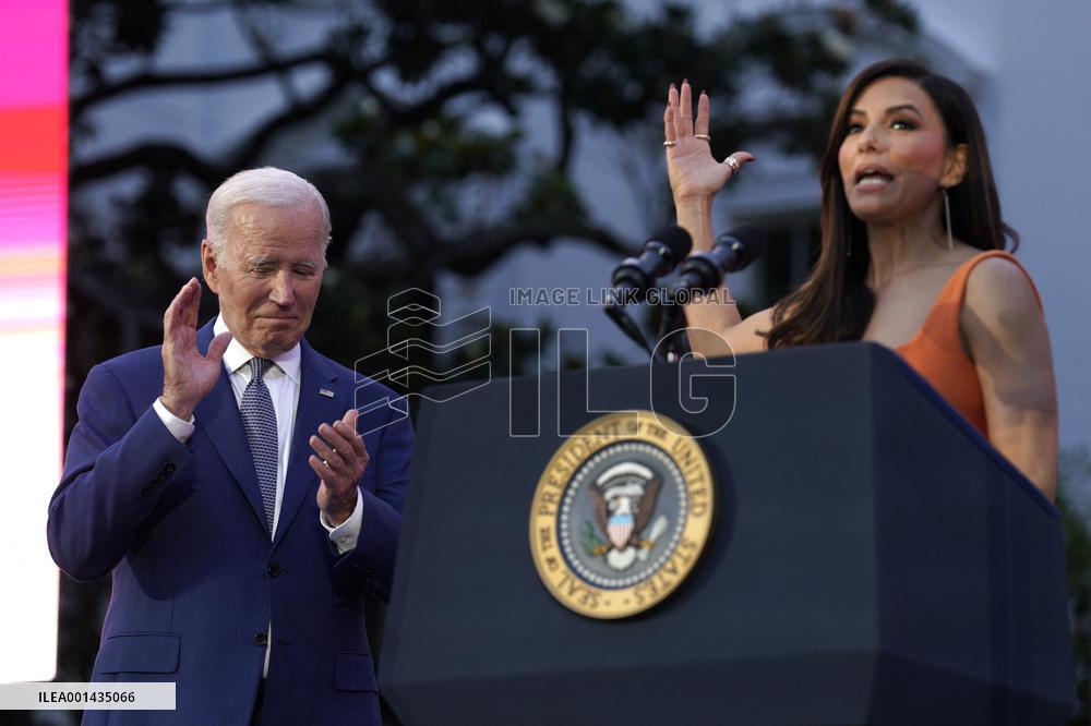 Joe Biden with Eva Longoria - Washington