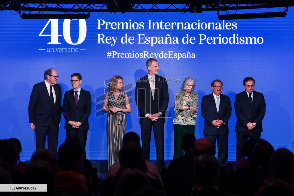 Felipe VI Presents The 'King Of Spain' International Journalism Awards 2023 - Madrid