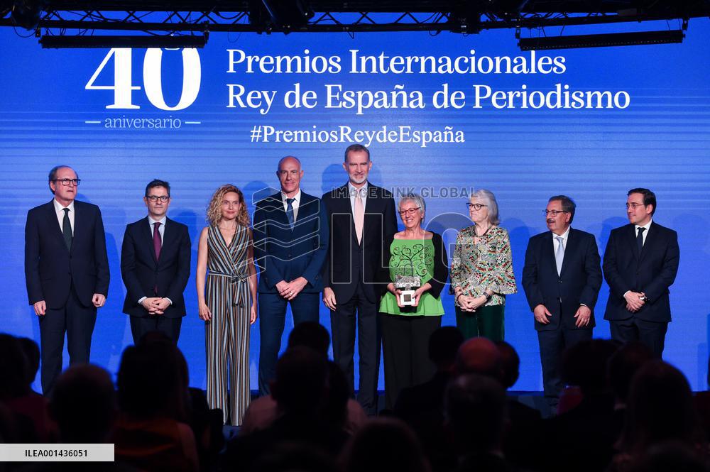 Felipe VI Presents The 'King Of Spain' International Journalism Awards 2023 - Madrid