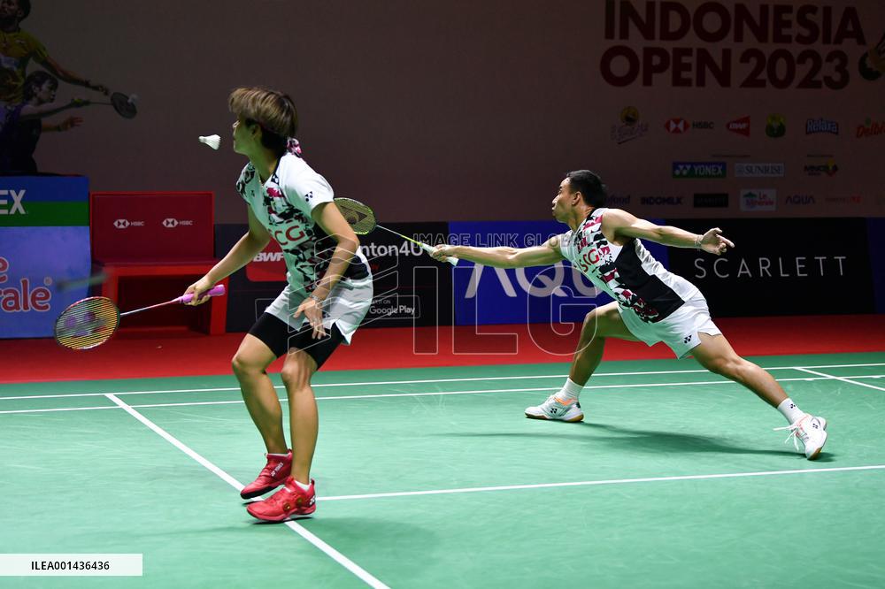 (SP)INDONESIA-JAKARTA-BADMINTON-INDONESIA OPEN 2023-MIXED DOUBLES