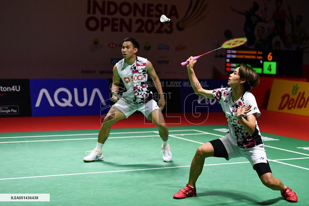 (SP)INDONESIA-JAKARTA-BADMINTON-INDONESIA OPEN 2023-MIXED DOUBLES
