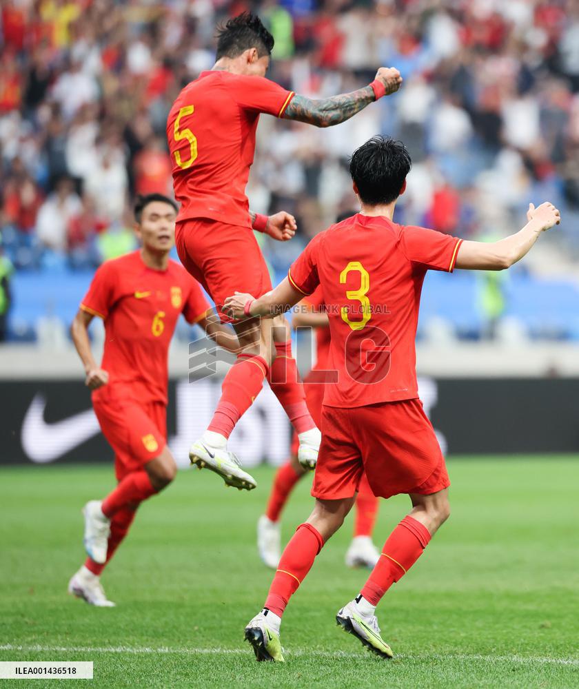 (SP)CHINA-DALIAN-FOOTBALL-INTERNATIONAL FRIENDLY-CHINA VS MYANMAR (CN)