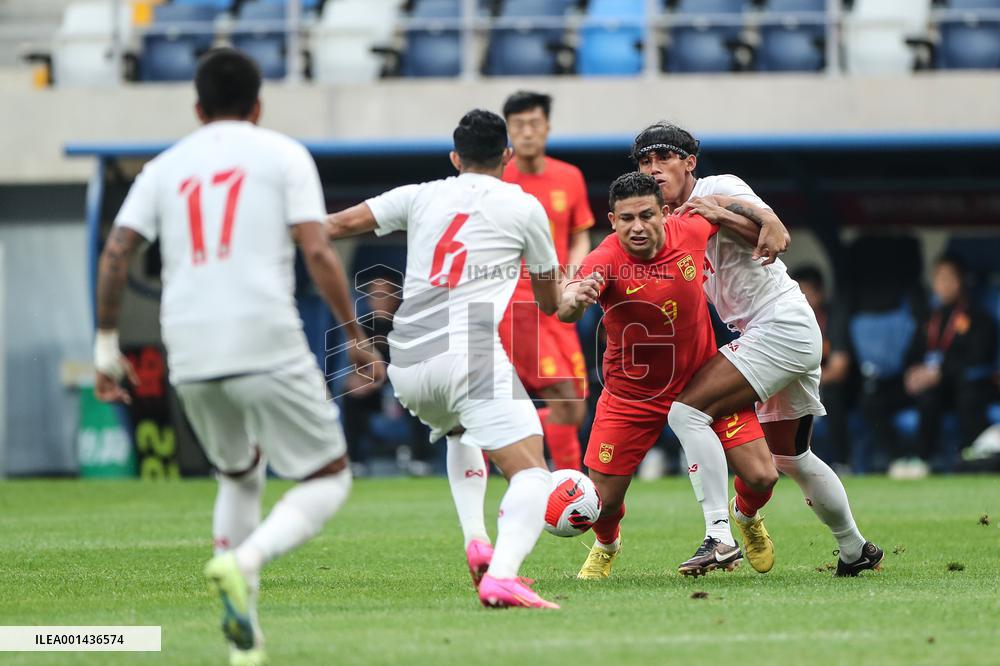 (SP)CHINA-DALIAN-FOOTBALL-INTERNATIONAL FRIENDLY-CHINA VS MYANMAR (CN)