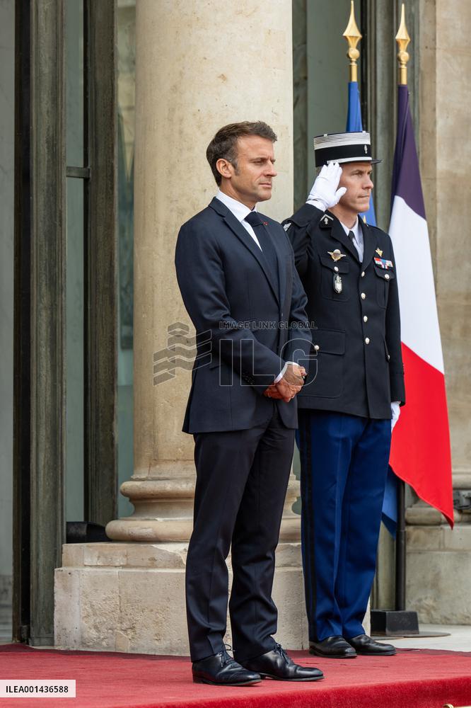 French President Meets Saudi Crown Prince - Paris