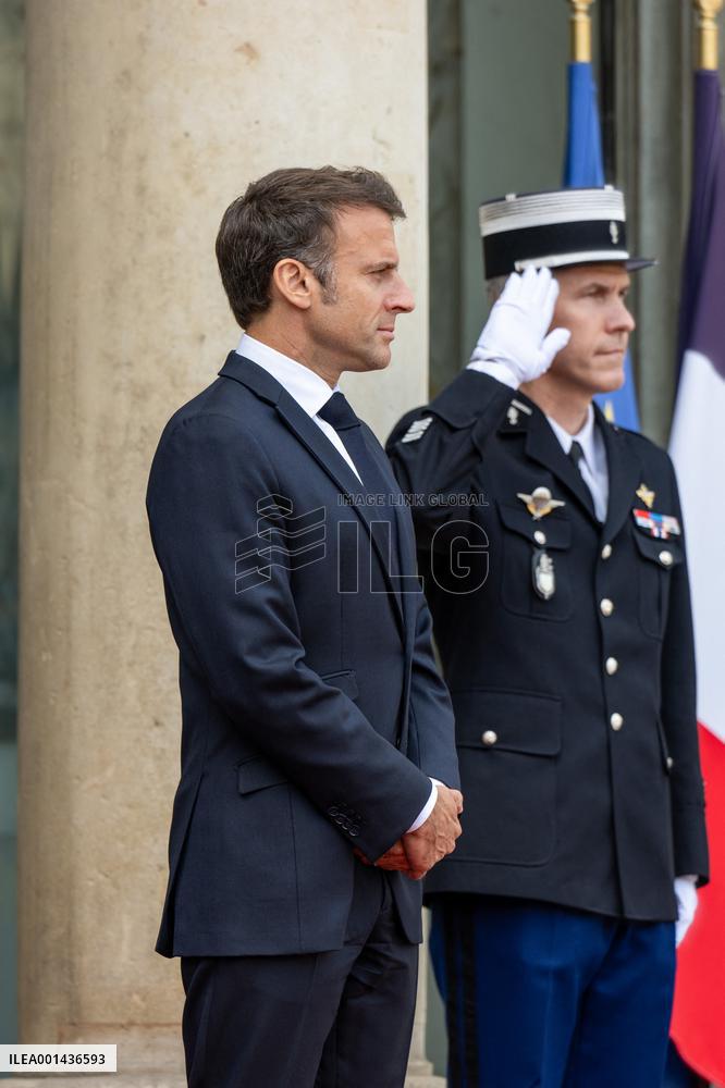French President Meets Saudi Crown Prince - Paris