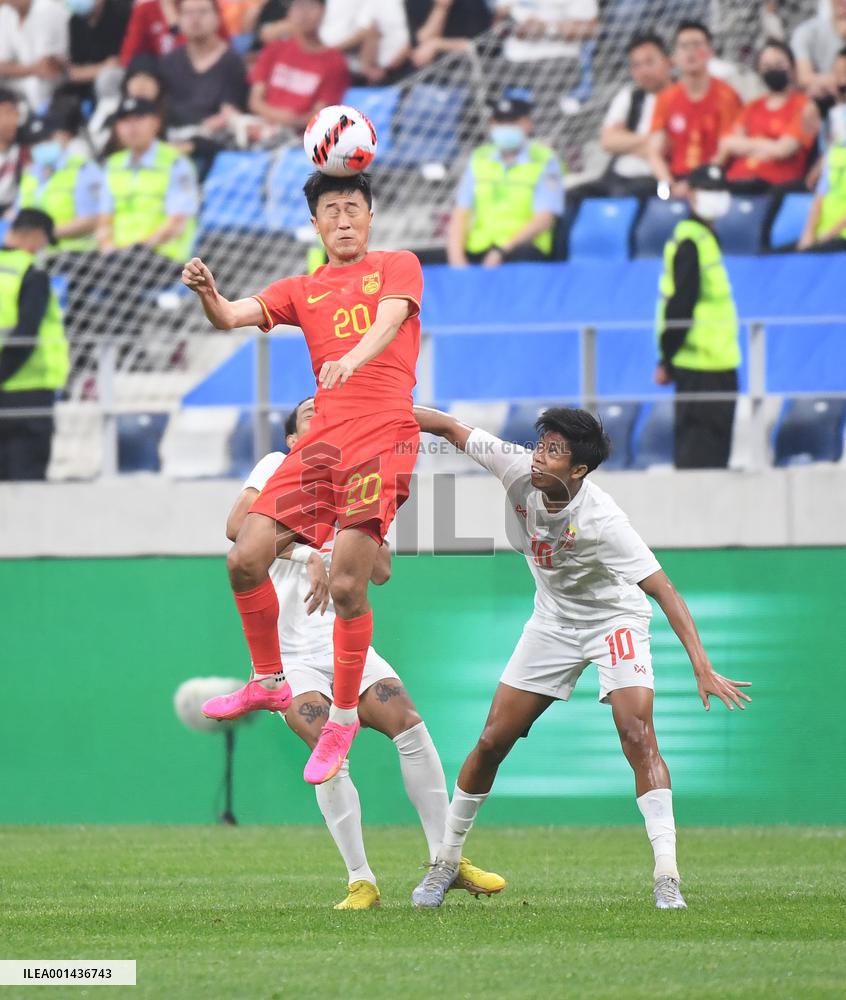 (SP)CHINA-DALIAN-FOOTBALL-INTERNATIONAL FRIENDLY-CHINA VS MYANMAR (CN)