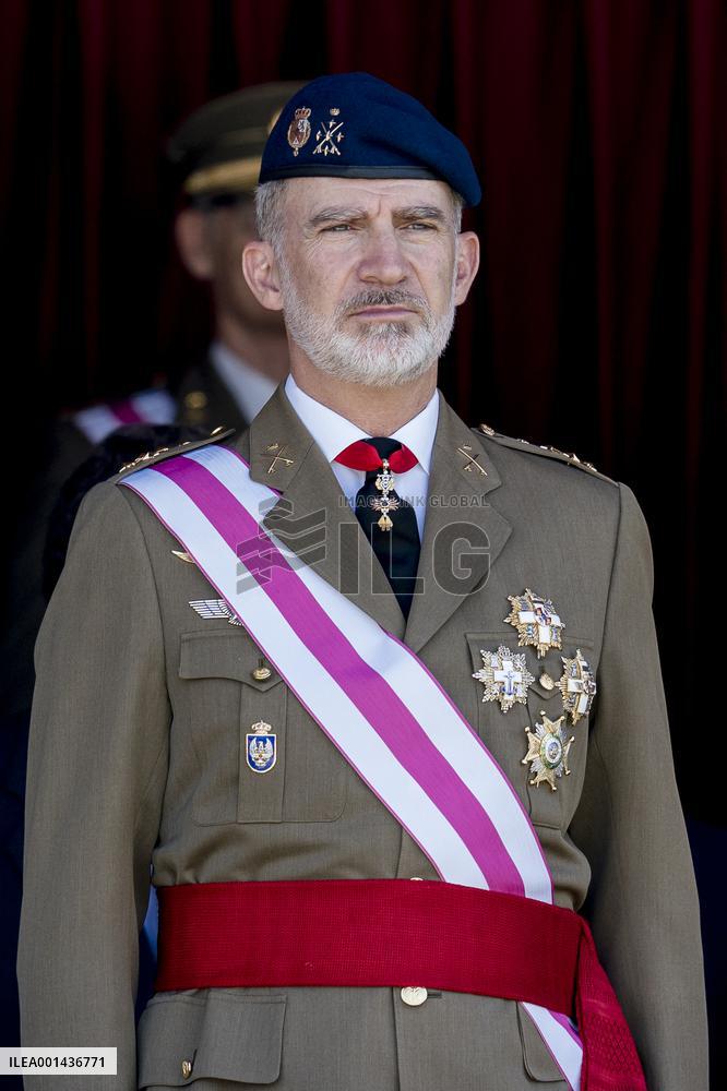 King Felipe VI During The Oath Ceremony - Madrid