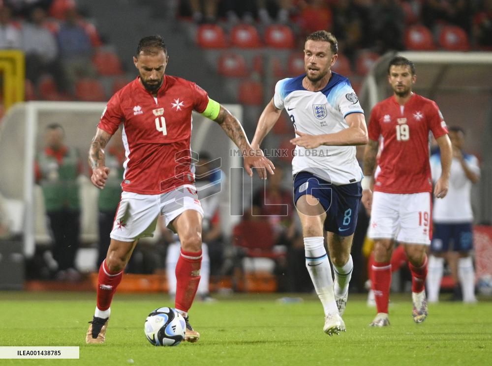 (SP)MALTA-TA'QALI-FOOTBALL-UEFA EURO 2024 QUALIFIERS-MALTA VS ENGLAND