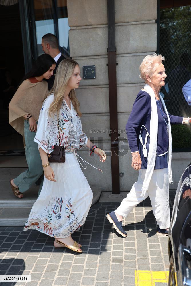 Royal Family At Geneva For The Irene Urdangarin's Graduation Ceremony