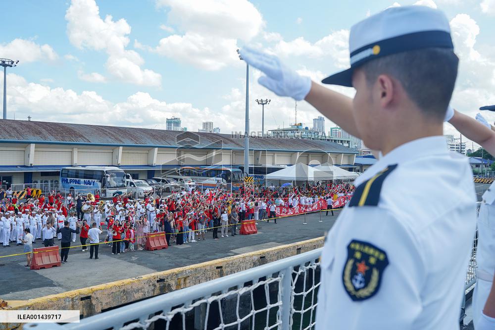 THE PHILIPPINES-MANILA-SHIP QI JIGUANG-DEPART