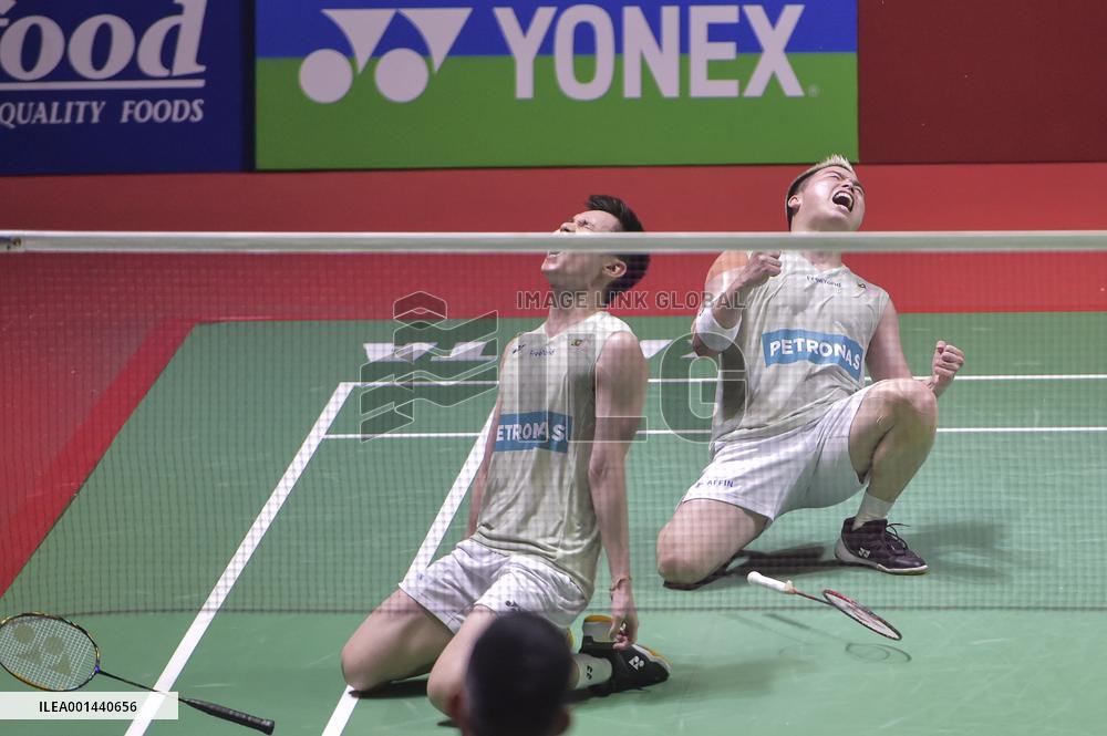 (SP)INDONESIA-JAKARTA-BADMINTON-INDONESIA OPEN 2023-SEMIFINALS-MEN'S DOUBLES