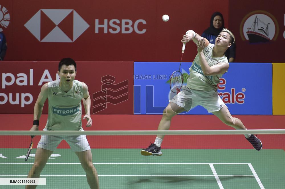 (SP)INDONESIA-JAKARTA-BADMINTON-INDONESIA OPEN 2023-SEMIFINALS-MEN'S DOUBLES
