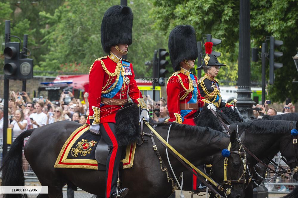 BRITAIN-LONDON-KING CHARLES III-OFFICIAL BIRTHDAY-PARADE
