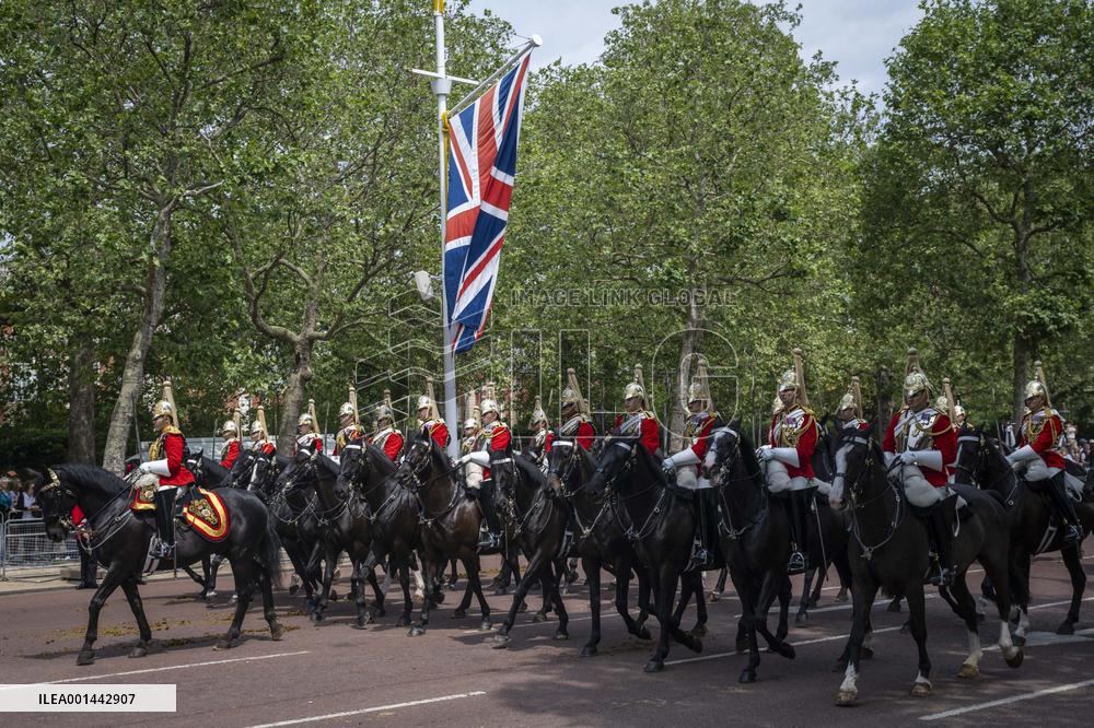 BRITAIN-LONDON-KING CHARLES III-OFFICIAL BIRTHDAY-PARADE