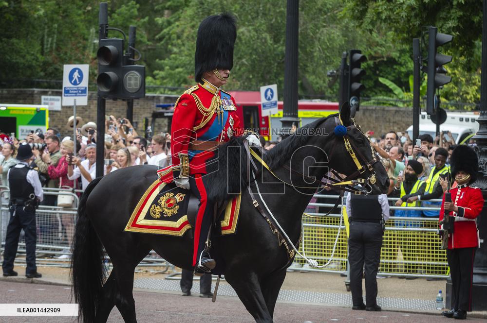 BRITAIN-LONDON-KING CHARLES III-OFFICIAL BIRTHDAY-PARADE