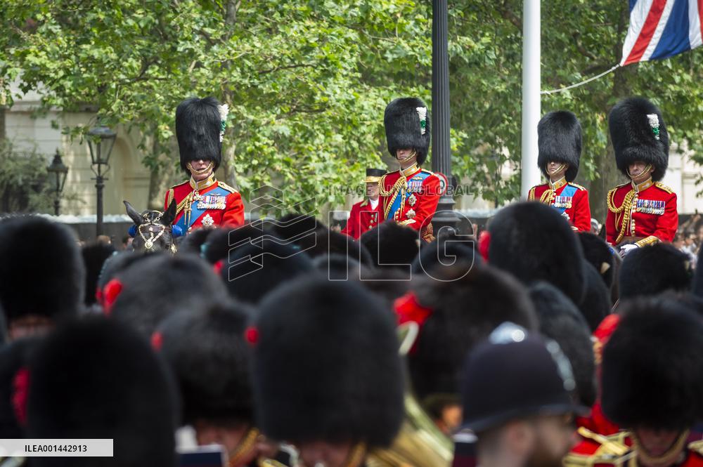 BRITAIN-LONDON-KING CHARLES III-OFFICIAL BIRTHDAY-PARADE
