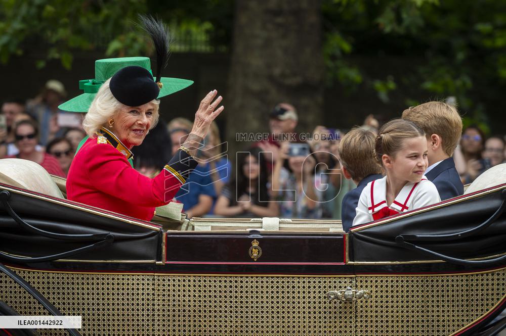BRITAIN-LONDON-KING CHARLES III-OFFICIAL BIRTHDAY-PARADE