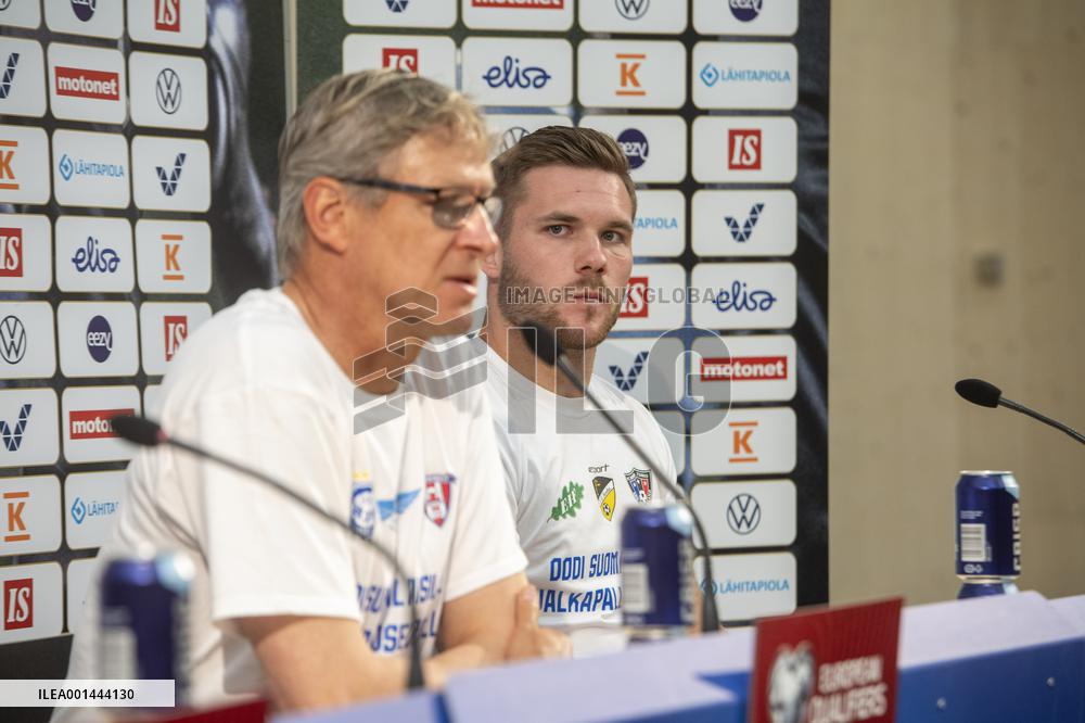 UEFA Euro 2024 qualifications - Team Finland international press conference