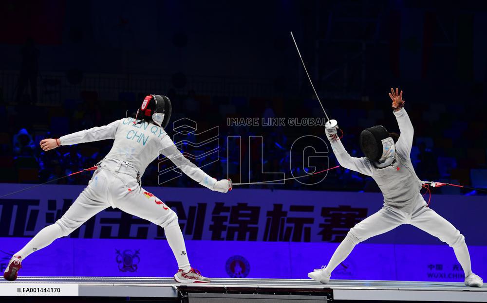 #(SP)CHINA-WUXI-FENCING-ASIAN CHAMPIONSHIPS(CN)