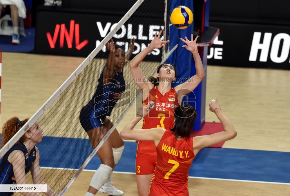(SP)CHINA-HONG KONG-VOLLEYBALL-NATIONS LEAGUE-WOMEN-CHN VS ITA (CN)