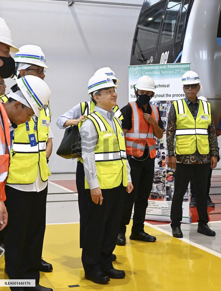 Japan's Emperor Naruhito in Jakarta